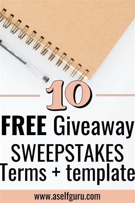 sweepstakes template